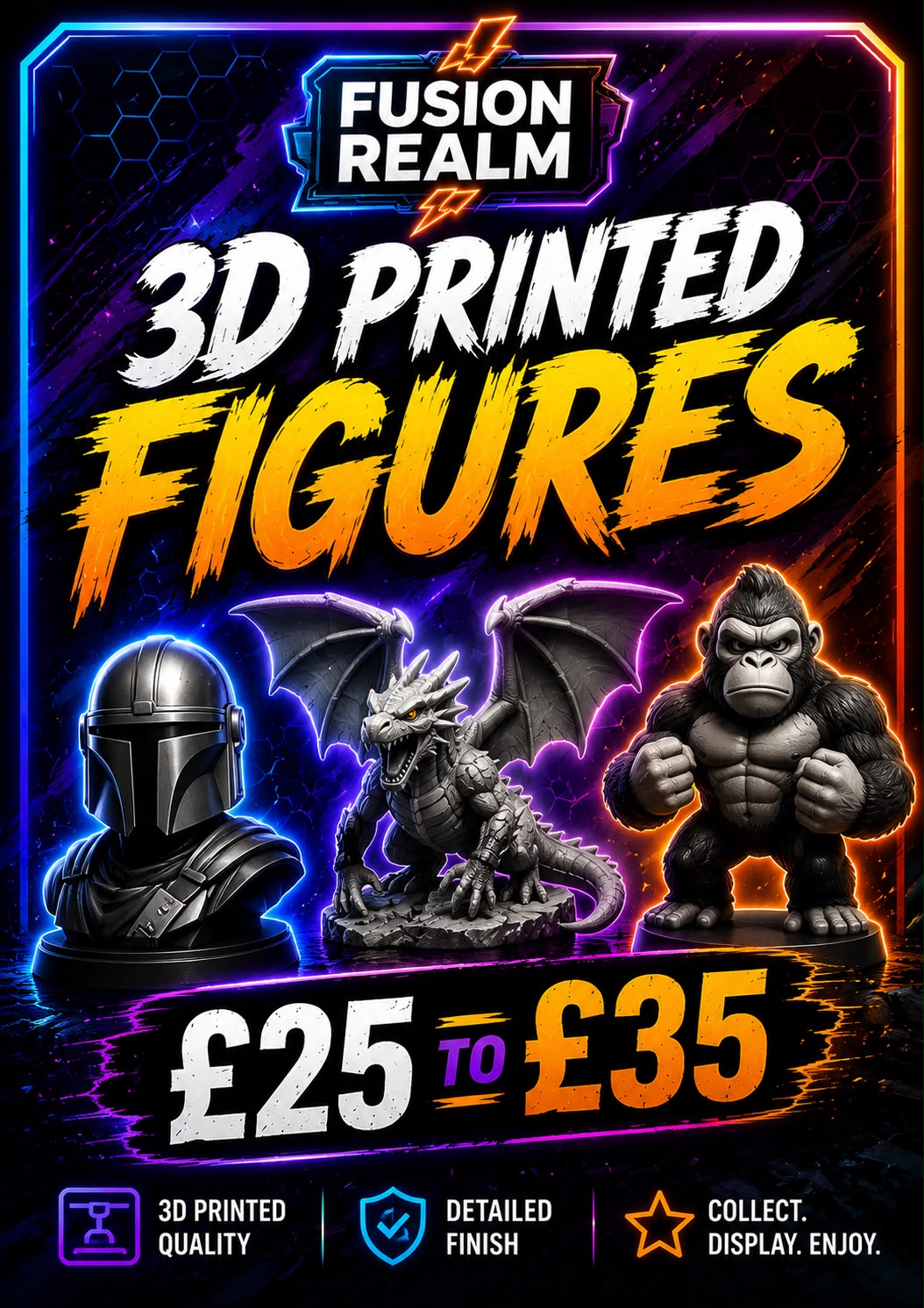 3D printed figures